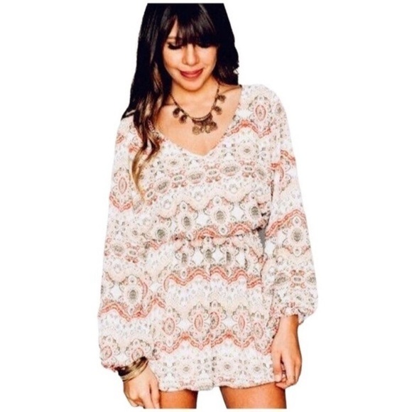 SHOW ME YOUR MUMU Rainey Printed Mini Dress In La Quinta Small - Picture 4 of 5